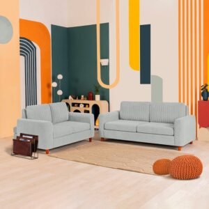 Sofa Tilt - 3 + 2 Seater Lounger Sofa with Adjustable Backrest (Oyster Grey)