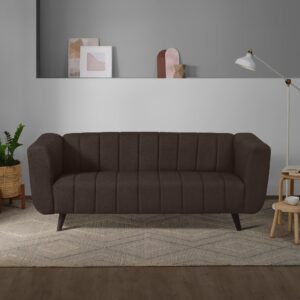 Sofa3 Seater Sofa (Fabric, Earth Brown)