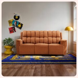 Sofa Vibe - 3 Seater Motion Sofa - Rust Orange