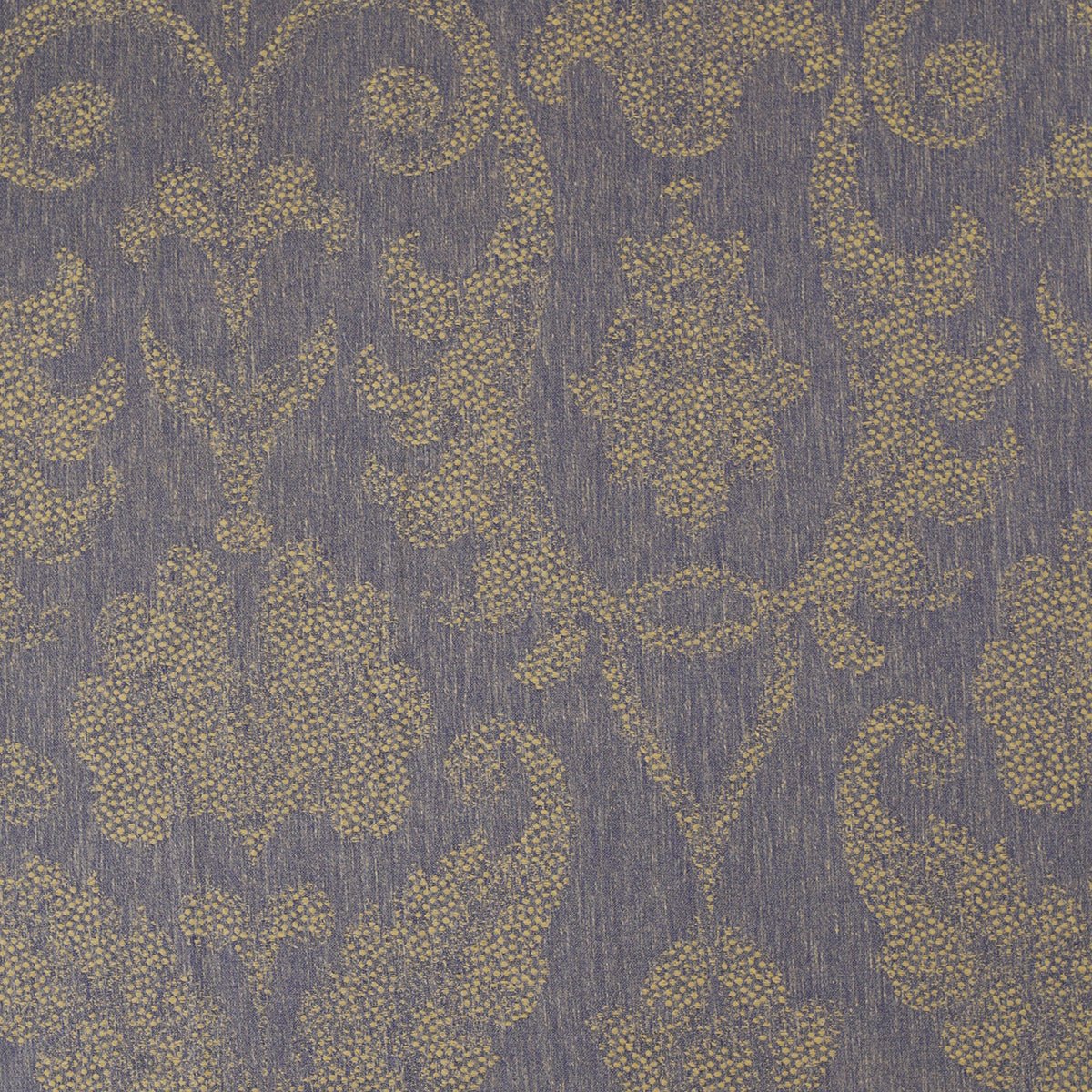 Spotted Damask Jacquard Blue Curtain Set